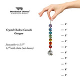 Woodstock Chimes CCHCO Crystal Chakra Cascade Suncatcher, Octagon