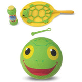 Melissa and Doug Froggy Kickball & Tootle Turtle Bubble Bundle