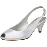 Dyeables Women's Carmen Pump,White,8 M US