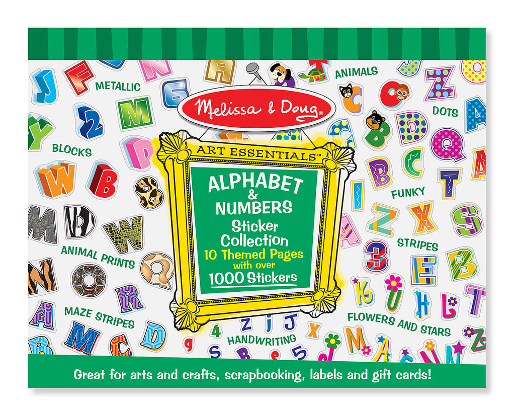 Melissa & Doug Sticker Collection - Alphabet & Numbers 4191