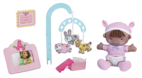Playskool Rose Petal Cottage Cuddle Nursery Set - African American