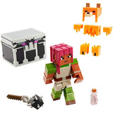 Minecraft Dungeons Battle Chest with Figure, Weapon and Accessories, Action & Adventure Toy Based on Video Game, For Storytelling Play and Display, Gift for 6 Years Old and Up