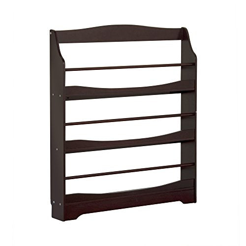 Guidecraft Expressions Espresso - Dark Cherry Bookrack - Storage Bookshelf Kids School Furniture