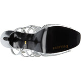 Dyeables Women's Rumer Platform Sandal,Silver,11 B US