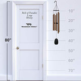 Woodstock Chimes BPLBR The Original Guaranteed Musically Tuned Chime Large Bells of Paradise, 44-Inch, Bronze