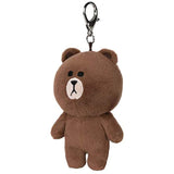 GUND LINE Friends Brown Bear Backpack Clip Plush Stuffed Animal, 5"