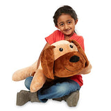 Melissa & Doug Cuddle Dog Jumbo Plush Stuffed Animal with Activity Card