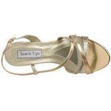 Touch Ups Women's Fortuna Platform Sandal,Bronze,10.5 M US