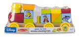 Melissa & Doug Disney Baby Winnie the Pooh Wooden Stacking Train (14 pcs)