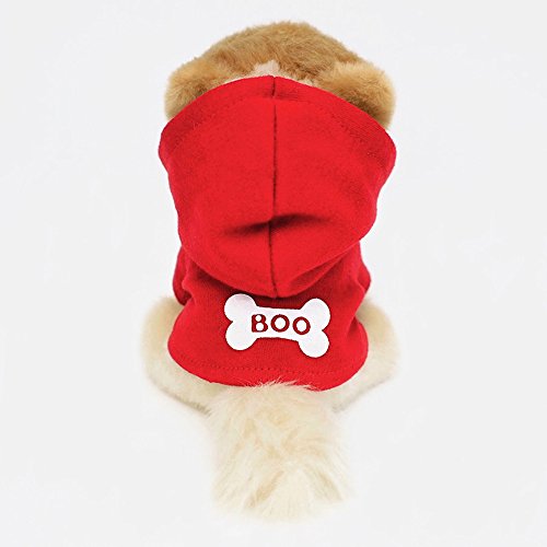 GUND Itty Bitty Boo #033 Hoodie Plush, Red, 5"
