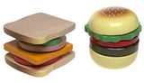 Melissa & Doug Wooden Sandwich Making Play Food Set & 1 Scratch Art Mini-Pad Bundle