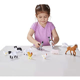 Melissa & Doug Round The Barnyard Rug & Animals