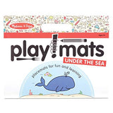 Melissa & Doug Playmats Under The Sea Take-Along Paper Coloring and Learning Activity Pads (24 Pages)