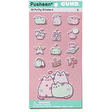Pusheen GUND Purple Pastel Notebook Journal Bundle with Pastel Sticker Sheet