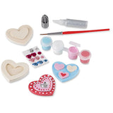 Melissa & Doug Paint & Decorate Your Own Wooden Magnets Craft Kit – Butterflies, Hearts, Flowers