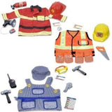 Melissa & Doug Role Play Bundle (Fire Chief, Construction Worker, Train Engineer)