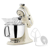 KitchenAid KSM150PSCU Artisan Series 5-Qt. Stand Mixer with Pouring Shield - Contour Silver