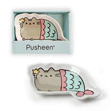 Enesco Pusheen Mermaid Mug bundle with Mermaid Tray and Meowmaid Stickers