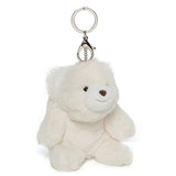 GUND Snuffles Teddy Bear Stuffed Plush Keychain White
