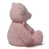Baby GUND My First Teddy Bear Stuffed Animal Plush, Pink, 24"