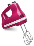 KitchenAid KHM512CB 5-Speed Hand Mixer, Cranberry