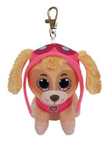 T&Y Ty Paw Patrol SKYE - Cockapoo Dog clip Plush Key Chain