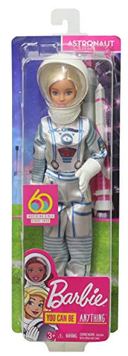 Barbie Astronaut Doll, Blonde Wearing Space Suit and Helmet