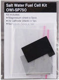 OWI Fuel Cell Magnesium Refill Pack | Use with OWI-750, OWI-751, OWI-753 and OWI-754 | 5 Magnesium Plates - 1 Air Cathode - 1 Piece of Nonwoven Fabric | OWI-SP750