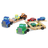 Melissa and Doug Car Carrier & Low Loader Bundle