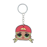 Bundle of 2 |L.O.L. Surprise! Party Favors - (Lip Gloss Set & Bendable Rubber Keychains)