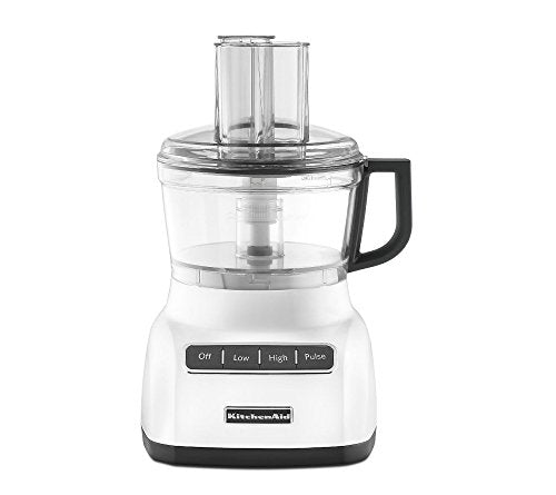 KitchenAid KFP0711WH Food Processor, 7 Cup, White