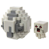 Bundle of 2 - Minecraft Spawn Egg Mini Figure |Zombie Pigman + Gray Ghast Figure