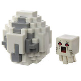 Bundle of 2 - Minecraft Spawn Egg Mini Figure |Blue Green Phantom + Gray Ghast