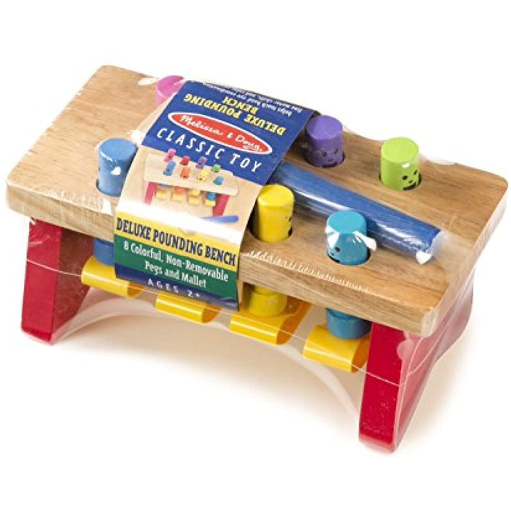 Melissa & Doug Shape Sorting Cube with Pounding Bench