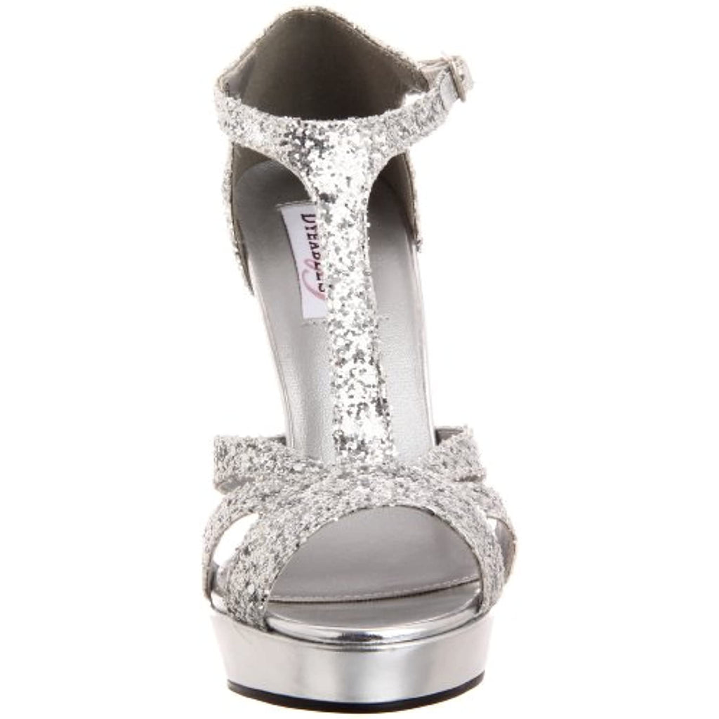 Dyeables Women's Samara Platform Sandal,Multi Glitter,9.5 B US