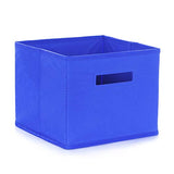 Guidecraft Blue Storage Bins - Set of 5: Cubes, Kid's Toy, Closet Shelf and Nursery Drawer Organizer