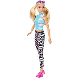 Barbie Fashionistas Doll #158 with Blonde Hair with Malibu Dress and Leggings, Toy for Kids 3 to 8 Years Old