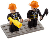 Bundle of 2 |Brictek Mini-Figurines (2 pcs Teacher/Student & 2 pcs Firefighter Sets)