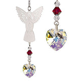 Woodstock Chimes BAJL Rainbow Makers Crystal Suncatcher, Birthstone Angel - July