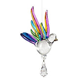 Woodstock Chimes CSTRO The Original Guaranteed Musically Tuned Fantasy Glass Suncatcher, Multi Color