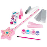 Melissa & Doug Princess Wand: Decorate-Your-Own Kit & 1 Scratch Art Mini-Pad Bundle (08856)