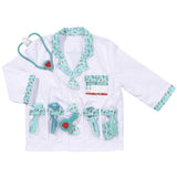 Melissa & Doug Doctor Costume Deluxe Role Play Set with Medical Play Set Bundle