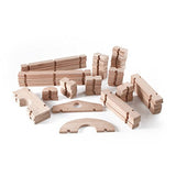 Guidecraft Notch Blocks Set 89 Piece Set G6110 - Indoor/Outdoor Block Play System