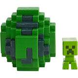 Bundle of 2 - Minecraft Spawn Egg Mini Figure |Zombie Pigman + Green Creeper