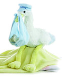 Aurora Ebba Special Delivery Plush Baby Blue Stork 11"