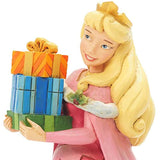 Enesco Disney Traditions By Jim Shore Christmas Aurora Figurine