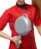 Barbie Chef Doll, Blonde Petite, Wearing Chef-Inspired Coat with Frying Pan