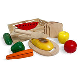 Melissa & Doug Sandwich Making Set and Food Cutting Set - Wooden