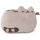 GUND Large Pusheen 2 Sided Pillow Bundle with Classic Pusheen Slippers