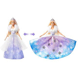 Barbie Dreamtopia Fashion Reveal Princess Doll, 12-inch, Blonde with Pink Hairstreak
